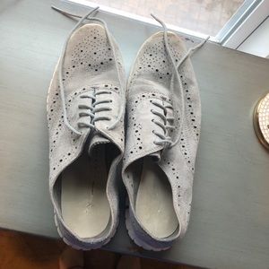 Cole Haan grey suede zero grands